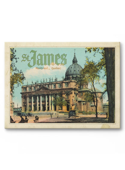 St. James Souvenir from Montreal, Poster